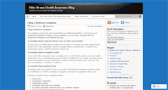 Desktop Screenshot of michaelbraunhealth.wordpress.com