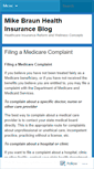 Mobile Screenshot of michaelbraunhealth.wordpress.com