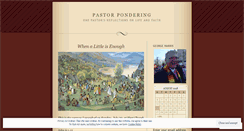 Desktop Screenshot of pastorgharris.wordpress.com