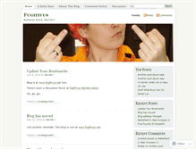 Tablet Screenshot of fugitivus.wordpress.com