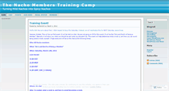 Desktop Screenshot of nachocpmembers.wordpress.com