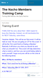 Mobile Screenshot of nachocpmembers.wordpress.com