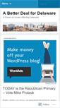 Mobile Screenshot of betterdealfordelaware.wordpress.com