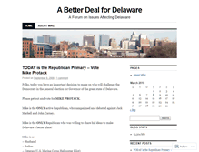 Tablet Screenshot of betterdealfordelaware.wordpress.com