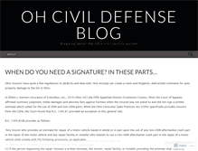 Tablet Screenshot of ohcivildefense.wordpress.com