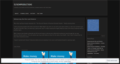 Desktop Screenshot of elysionproductions.wordpress.com