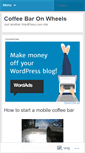 Mobile Screenshot of coffeebaronwheels.wordpress.com