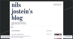 Desktop Screenshot of nilsjostein.wordpress.com