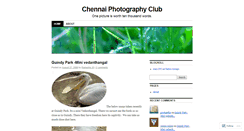 Desktop Screenshot of chennaiphoto.wordpress.com