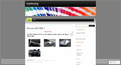 Desktop Screenshot of maxituning.wordpress.com