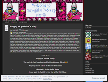 Tablet Screenshot of mewgirl1745.wordpress.com