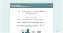 Desktop Screenshot of carwreckersauckland.wordpress.com