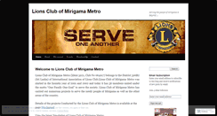 Desktop Screenshot of lionsclubmirigama.wordpress.com