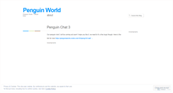 Desktop Screenshot of mypenguinworld.wordpress.com