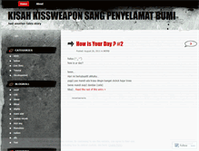Tablet Screenshot of kissweapon.wordpress.com