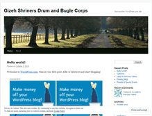 Tablet Screenshot of gizehdrumcorps.wordpress.com