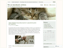 Tablet Screenshot of contraelmaltratoanimal.wordpress.com