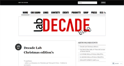 Desktop Screenshot of decadelab.wordpress.com