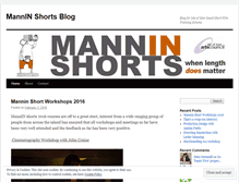 Tablet Screenshot of manninshorts.wordpress.com