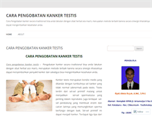 Tablet Screenshot of carapengobatankankertestis12.wordpress.com