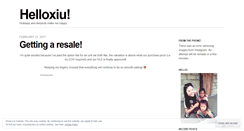 Desktop Screenshot of helloxiu.wordpress.com