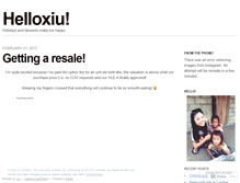Tablet Screenshot of helloxiu.wordpress.com