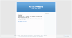 Desktop Screenshot of millikenmedia.wordpress.com