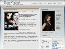 Tablet Screenshot of cristinabobirca.wordpress.com