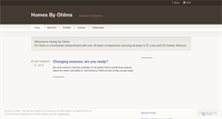 Desktop Screenshot of homesbyohlms.wordpress.com