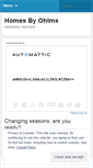 Mobile Screenshot of homesbyohlms.wordpress.com