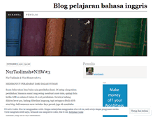 Tablet Screenshot of ntaslimah.wordpress.com