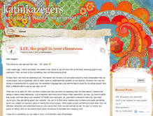 Tablet Screenshot of katinkazegers.wordpress.com