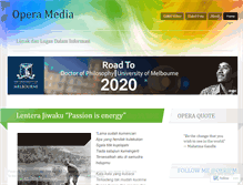 Tablet Screenshot of operadewa.wordpress.com