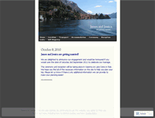 Tablet Screenshot of jamesandjessica.wordpress.com