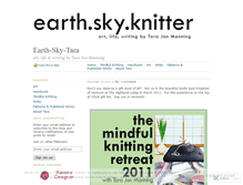 Tablet Screenshot of earthskyknitter.wordpress.com
