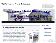 Tablet Screenshot of monocacyhomebuyers.wordpress.com