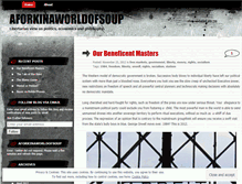 Tablet Screenshot of aforkinaworldofsoup.wordpress.com