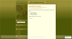Desktop Screenshot of mycocreations.wordpress.com