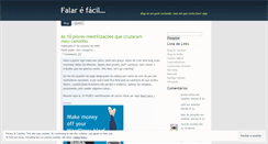 Desktop Screenshot of falarefacil.wordpress.com