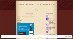 Desktop Screenshot of jandmswedding.wordpress.com