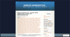 Desktop Screenshot of direitohomoafetivo.wordpress.com