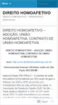 Mobile Screenshot of direitohomoafetivo.wordpress.com