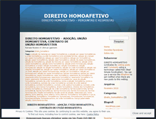 Tablet Screenshot of direitohomoafetivo.wordpress.com