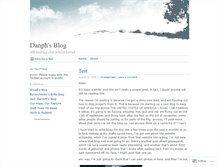 Tablet Screenshot of danph.wordpress.com