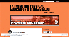 Desktop Screenshot of farmingtonpe.wordpress.com