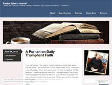Tablet Screenshot of pastorjbc.wordpress.com