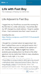 Mobile Screenshot of fastboy.wordpress.com