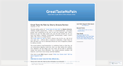 Desktop Screenshot of greattastenopain.wordpress.com