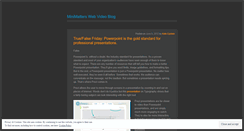Desktop Screenshot of minimatters.wordpress.com