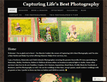 Tablet Screenshot of capturinglifesbestphotography.wordpress.com